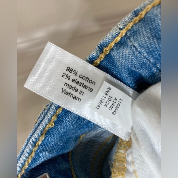 Bundle of Lane Bryant Mid Rise Boyfriend Black Light Wash Jean Shorts 14 Denim - Picture 8 of 16